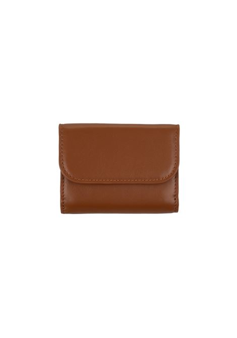 Portafoglio Tri-Fold Chloé Sense Mini In Pelle Morbida Tan CHLOÉ | C23AP875I10247