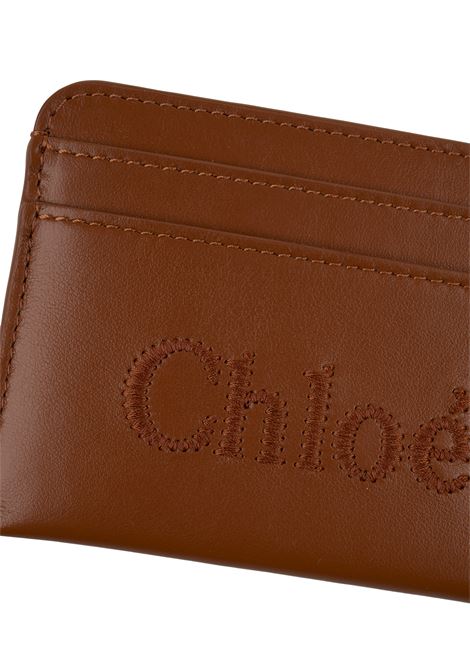 Caramel Chlo? Sense Card Holder CHLOÉ | C23SP868I10247