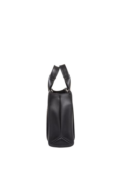 Woody Small Shopping Bag In Black Leather CHLOÉ | C23US397I60001