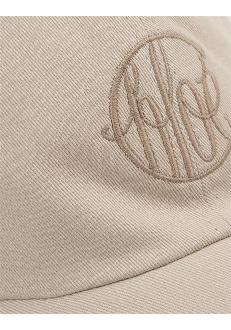 Cappello Da Baseball Cement Beige Con Logo Ricamato CHLOÉ | C24AD099GAB24H