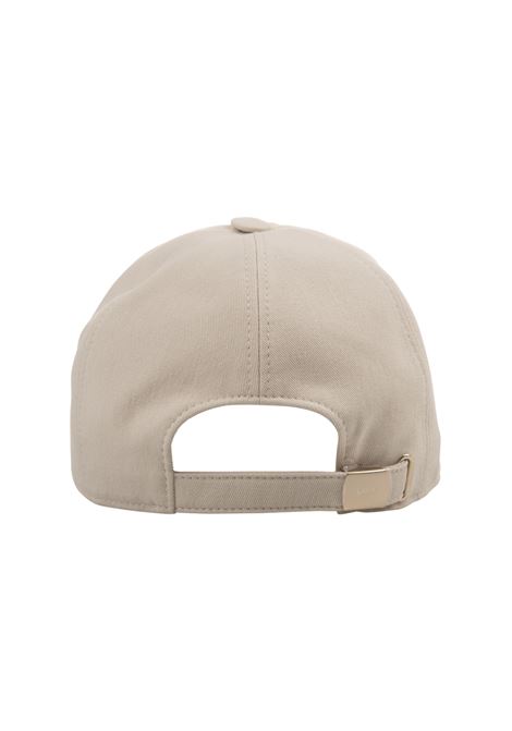 Cappello Da Baseball Cement Beige Con Logo Ricamato CHLOÉ | C24AD099GAB24H