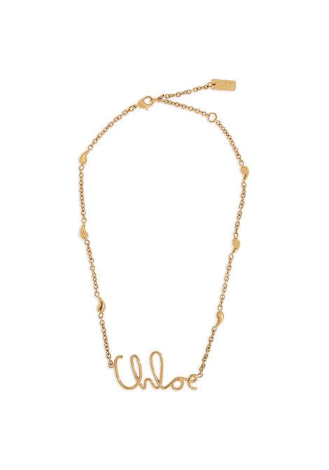 Chain Necklace With Logo CHLOÉ | C24AFO64CB79DC