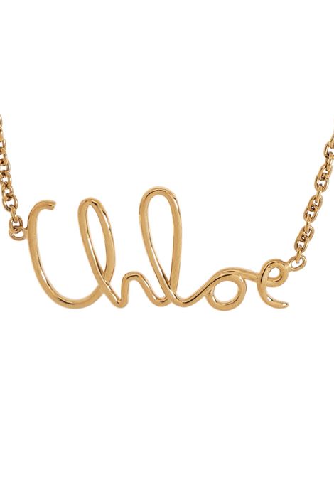 Chain Necklace With Logo CHLOÉ | C24AFO64CB79DC