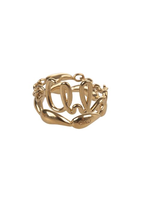 Chlo? Iconic Ring in Vintage Gold Brass  CHLOÉ | C24AFR67CB79DC