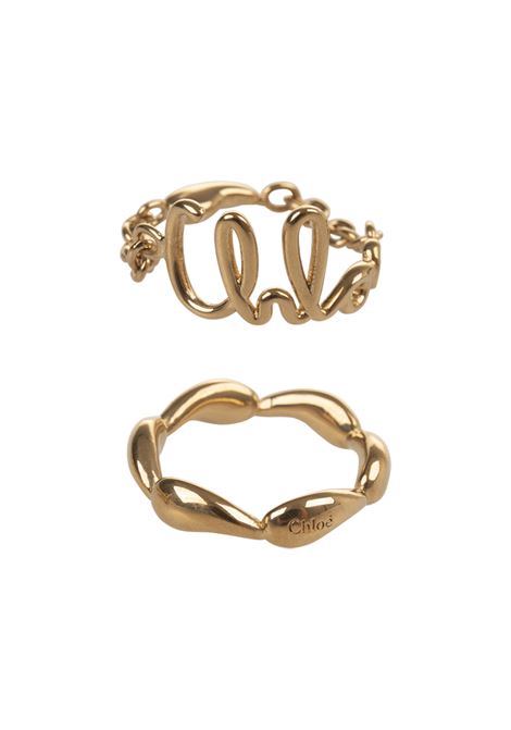 Chlo? Iconic Ring in Vintage Gold Brass  CHLOÉ | C24AFR67CB79DC