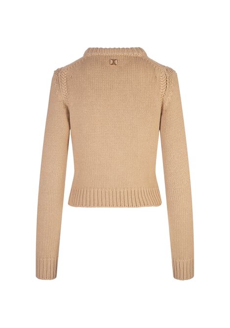 Ultimate Nude Cotton and Cashmere Pullover CHLOÉ | C24AMP015206H2