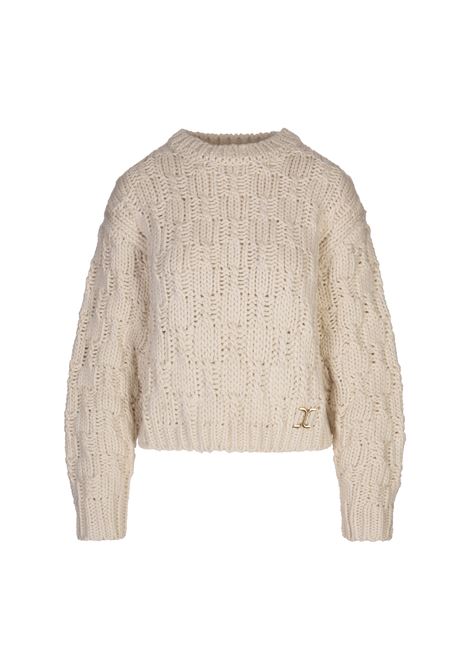 Iconic Milk Short Knitted Sweater  CHLOÉ | C24AMP49610107