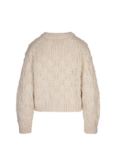 Iconic Milk Short Knitted Sweater  CHLOÉ | C24AMP49610107