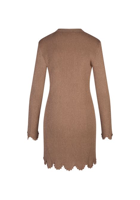 Lovely Beige Knitted Slim Mini Dress CHLOÉ | C24AMR02560283