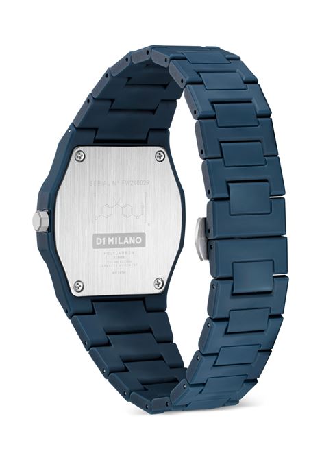 Polycarbon Shadow 40.5 mm Watch In Blue D1 MILANO | D1-PCBU10