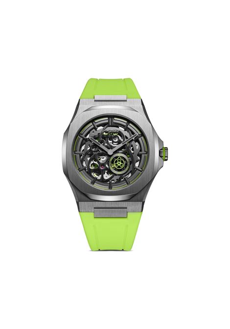 Orologio Slice Lime Skeleton Rubber SKRJ15 D1 MILANO | D1-SKRJ15