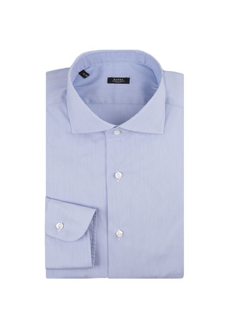 Light Blue Cotton Blend Shirt BARBA | I1U13P0144091.U0002