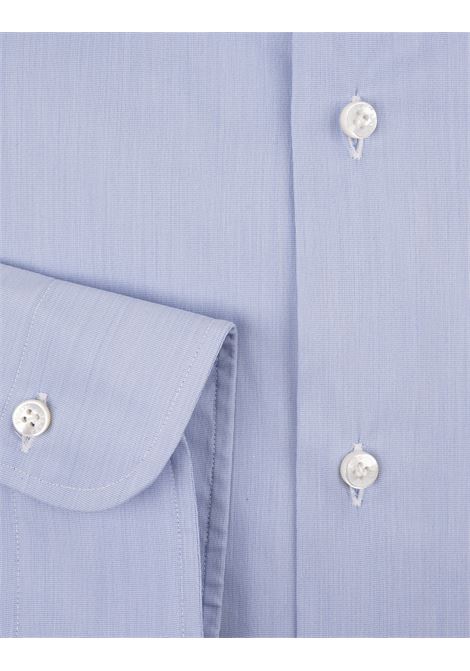 Camicia In Misto Cotone Azzurro BARBA | I1U13P0144091.U0002