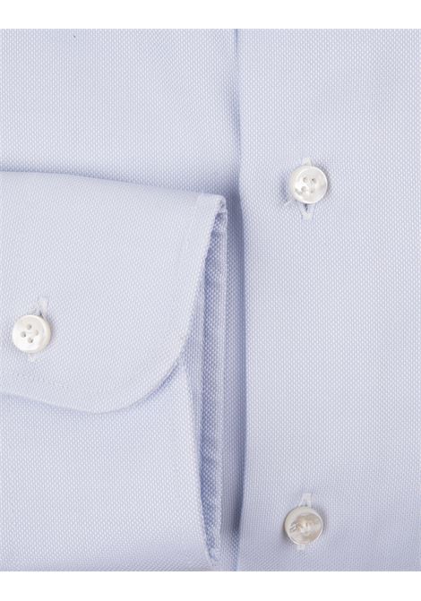 Light Blue Oxford Cotton Journey Slim Fit Shirt DANDY LIFE | I1U13P0144203.U0002