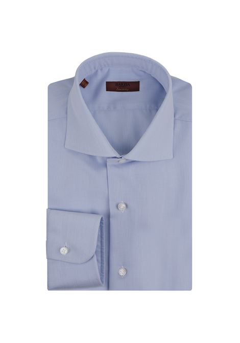 Sky-Blue Cotton Journey Slim Fit Shirt DANDY LIFE | I1U13P0144205.U0003