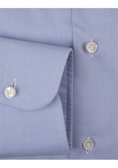 Sky-Blue Cotton Journey Slim Fit Shirt DANDY LIFE | I1U13P0144205.U0003