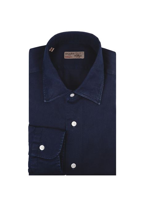 DANDY LIFE Camicia Regular Fit In Cotone Denim Blu Scuro - DANDY LIFE