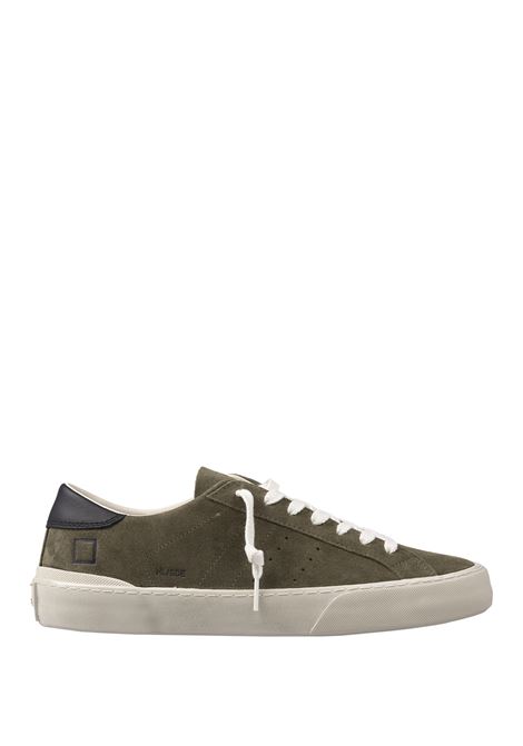 Sneakers Hill Low In Suede Verde Militare D.A.T.E. | M411-HL-SDAR