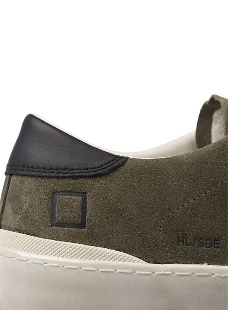 Hill Low Sneakers In Military Green Suede D.A.T.E. | M411-HL-SDAR