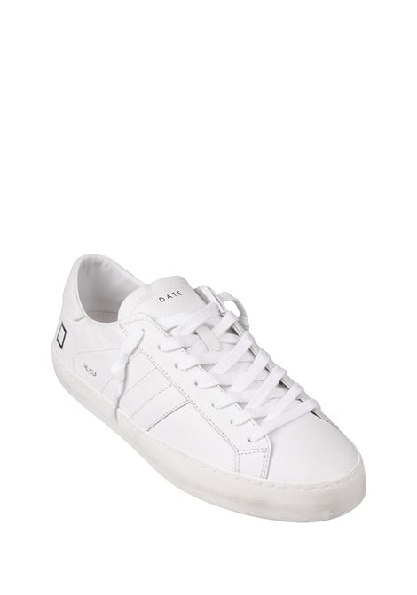 Hill Low Sneakers In White Leather D.A.T.E. | M997-HL-CAWH