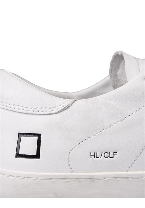 Hill Low Sneakers In White Leather D.A.T.E. | M997-HL-CAWH