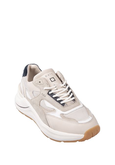 Fuga Running Sneakers In Ivory D.A.T.E. | W411-FG-WXIV