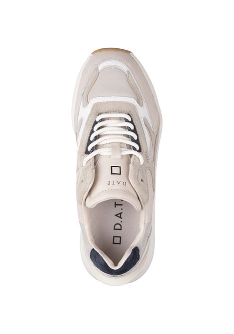 Fuga Running Sneakers In Ivory D.A.T.E. | W411-FG-WXIV