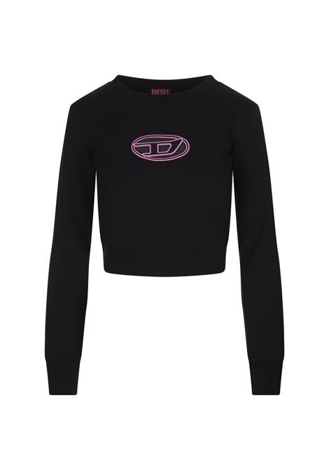 Black and Pink F-Slimmy-Od Sweatshirt DIESEL | A09931-0GRAC9XXB