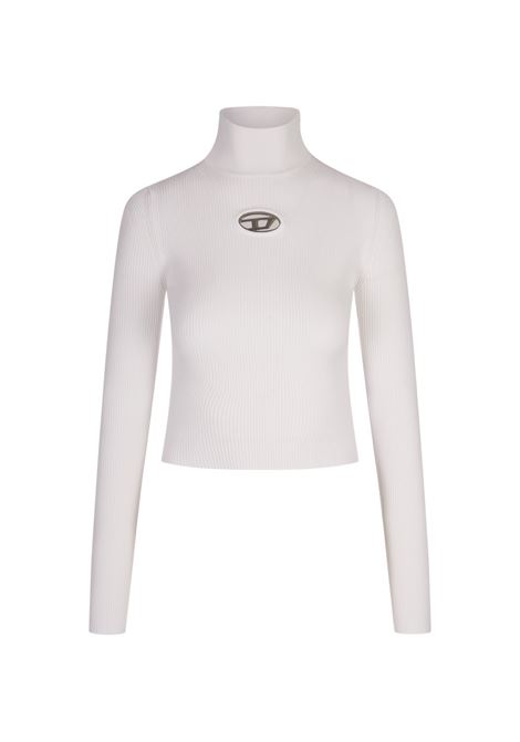 White M-Valari-Tn Turtleneck Sweater DIESEL | A14187-0DLAX100