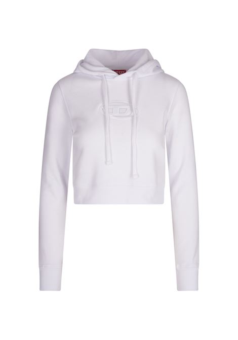 Felpa F-Slimmy-Hood-Od Bianca DIESEL | A15714-0GRAC100