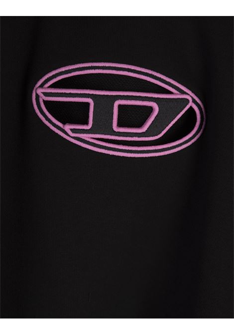 Black And Pink F-Slimmy-Hood-Od Hoodie DIESEL | A15714-0GRAC9XXB