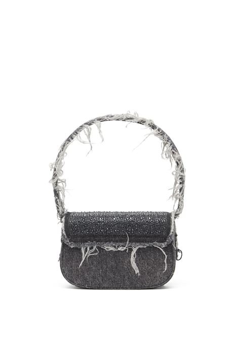 Borsa 1DR Nera In Denim e Cristalli DIESEL | X08396-P6804T8013