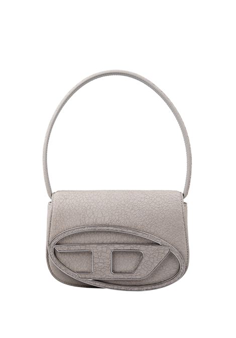 DIESEL Borsa 1DR In Pelle Arida Grigia - DIESEL