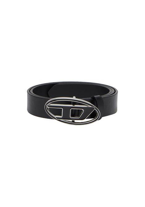 B-1DR 25 Belt in Smooth Black Leather DIESEL | X09716-P1245T8013