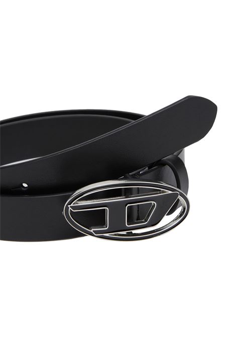 B-1DR 25 Belt in Smooth Black Leather DIESEL | X09716-P1245T8013