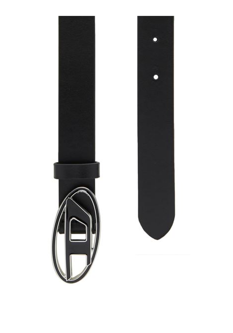 B-1DR 25 Belt in Smooth Black Leather DIESEL | X09716-P1245T8013