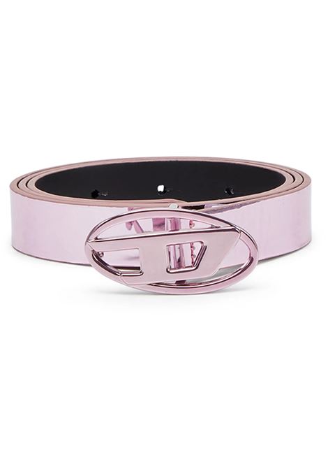 Pink Mirrored B-1DR 20 Belt DIESEL | X09727-P1660T5275