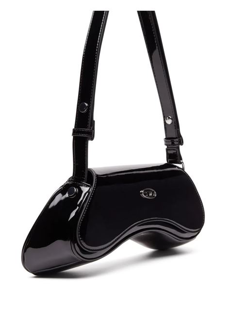 Black Shiny Play Crossbody Bag DIESEL | X09776-P6255T8013