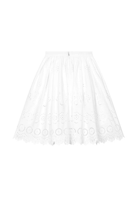 White Sangallo Lace Skirt DOLCE & GABBANA KIDS | L55I25-FG5BKW0800
