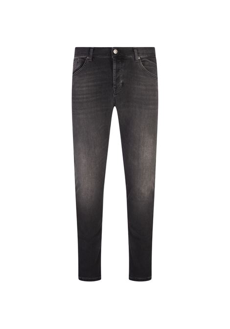 DONDUP Jeans Mius Slim Fit In Denim Stretch Grigio Scuro - DONDUP