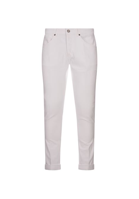 George Skinny Jeans In White Stretch Bull DONDUP | UP232-BS0033 DR4000