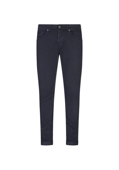 5 Pocket George Trousers In Blue Stretch Cotton DONDUP | UP232-CS0179 IB6890