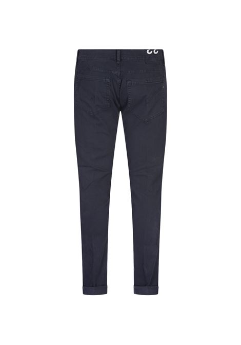 Pantaloni George 5 Tasche In Cotone Stretch Blu DONDUP | UP232-CS0179 IB6890