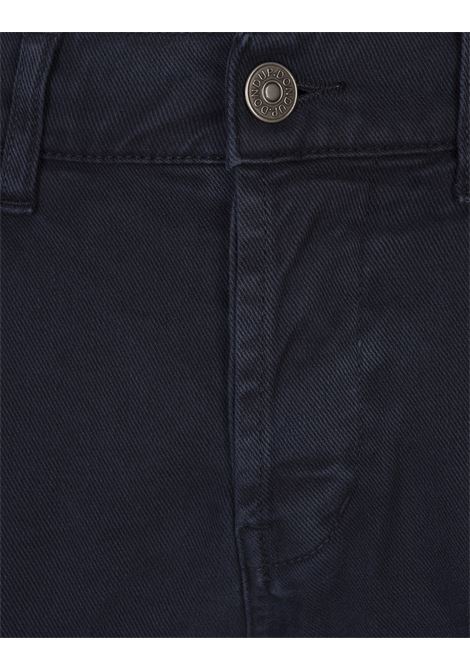 5 Pocket George Trousers In Blue Stretch Cotton DONDUP | UP232-CS0179 IB6890