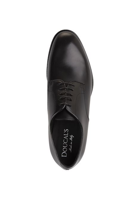 Black Leather Oxford Laced Shoes DOUCALS | DU1003MONZUF007NN00
