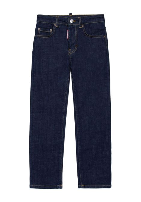 Jeans a Gamba Dritta In Denim Indaco DSQUARED2 KIDS | DQ2252-D0AAMDQ01