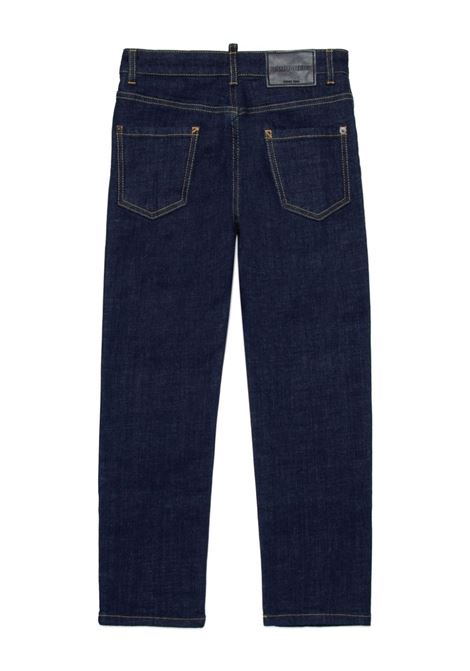 Jeans a Gamba Dritta In Denim Indaco DSQUARED2 KIDS | DQ2252-D0AAMDQ01