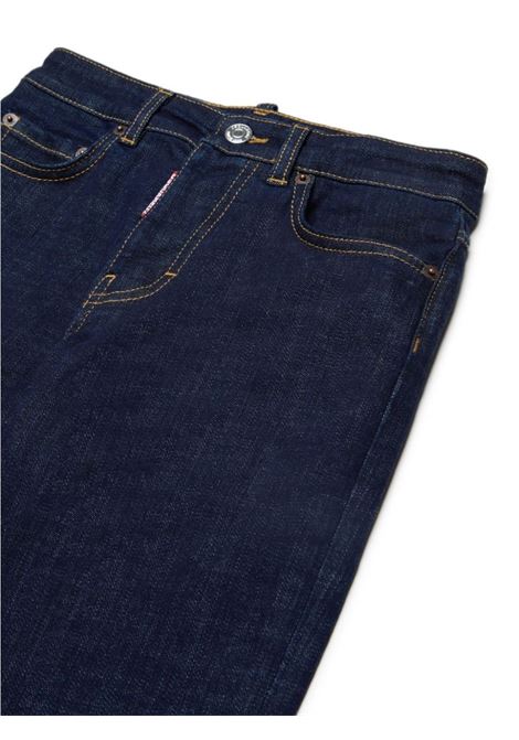 Indigo Denim Straight Leg Jeans DSQUARED2 KIDS | DQ2252-D0AAMDQ01