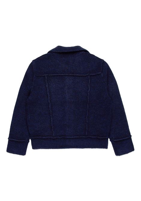 Indigo Denim Effect Knitted Jacket DSQUARED2 KIDS | DQ2454-D0AB1DQ851