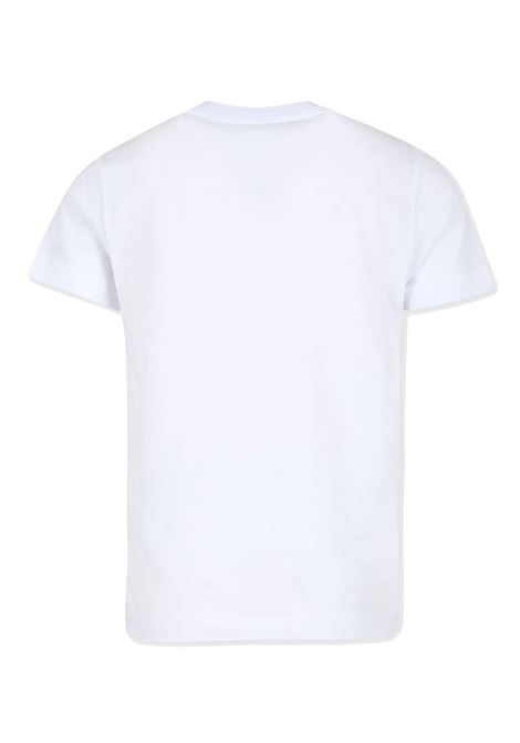 White T-Shirt With Contrast D2 Logo DSQUARED2 KIDS | DQ2464-D004GDQ100